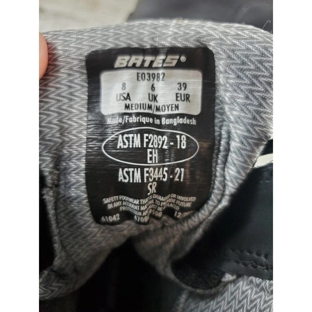 Bates GX X2 Tall Zip Tactical Work Boots Womens Sz 8 Work Boot